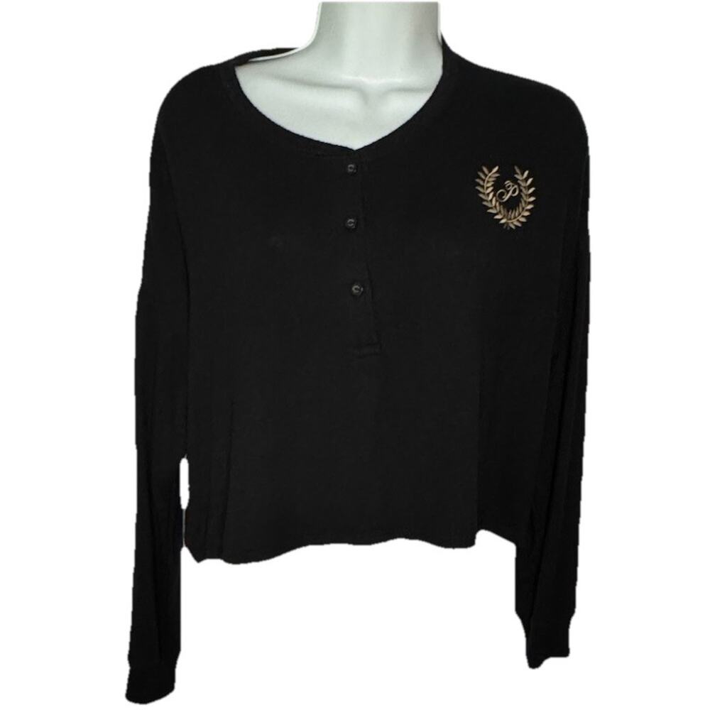 PINK Victoria’s Secret Sleepwear Pajama Top Blouse Women Size XS Loungewear NEW